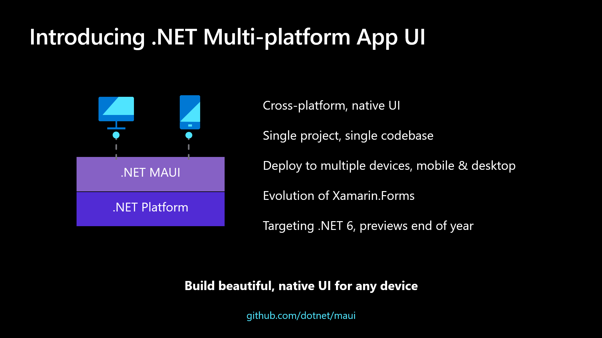 .NET Multi-platform App UI Overview