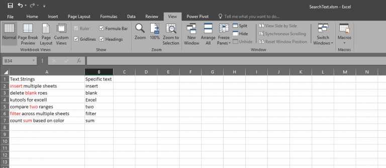 excel insert text after word