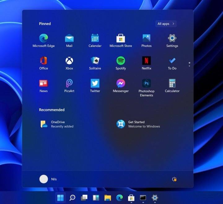 Windows 11 - Desktop (different colours) - Windows 11 leak reveals new UI